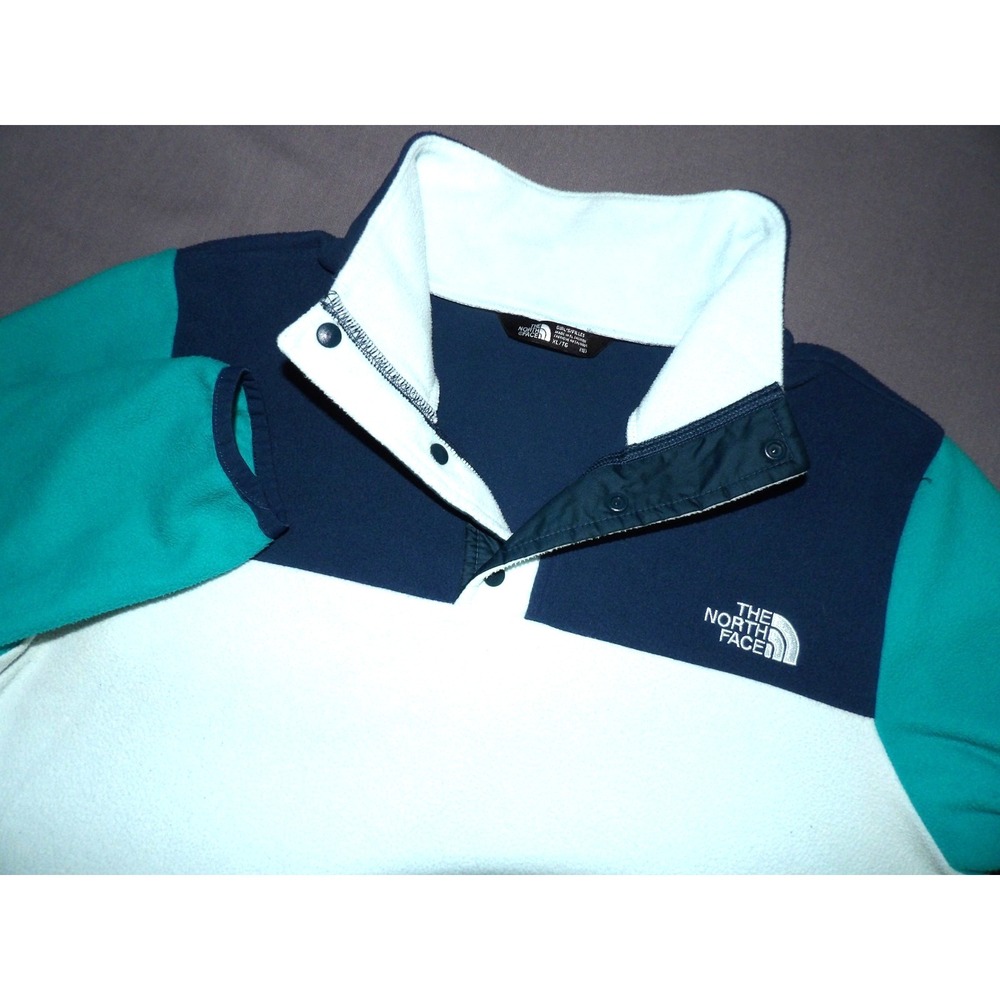 The North‎ Face 1/4 Snap Light Weight Pull Over Fleece Jacket Girl's Youth XL